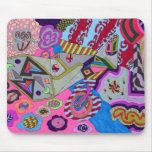 "Broken Wing" Abstract Art Mouse Pad