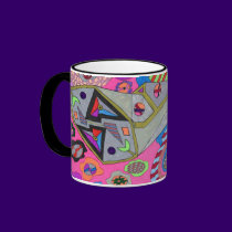 Broken Wing, Abstract Art Mug