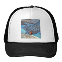 "Broken Wood in Blue Canyon" collection Mesh Hat