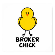 Broker Chick posters by chicktshirts8 Broker Chick posters