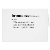 BROMANCE (definition) cards
