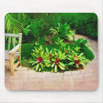 Bromeliad, Oil painting, Tropical Collection mousepads by palmimages Bromeliad, Oil painting, Tropical Collection mousepads