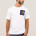 Bromine (V) Fluoride Molecule (pocket) t-shirts by Derethman Bromine (V) Fluoride Molecule (pocket) t-shirts