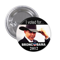 Bronc Obama buttons