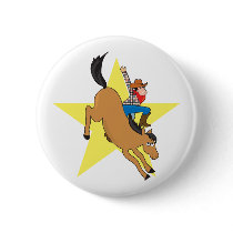 Bronc Rider buttons by mariabellimages Bronc Rider buttons