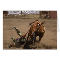 Bronc Rider Takes a Fall cards