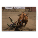 Bronc Rider Takes a Fall cards by pshaw_photo Bronc Rider Takes a Fall cards