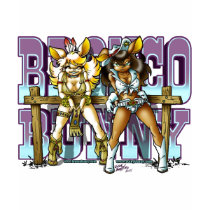 bronco bunny rides again! t-shirts by bunnyfan64 bronco bunny rides again! t-shirts
