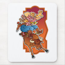 Bronco Pig mousepads