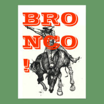 Bronco Red! posters