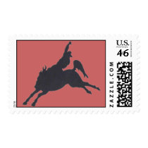 Bronco Rider Postage stamps