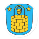brondby, Denmark Round Stickers