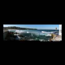 Bronte Beach, Sydney Panorama Poster - Customized posters