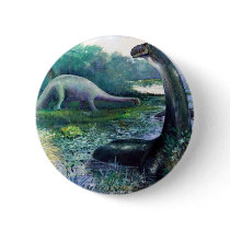 Brontosaurus Pinback Buttons