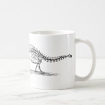 Brontosaurus Dinosaur Antique Print mugs