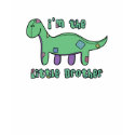 Brontosaurus I'm the Little Brother TShirt