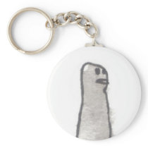 Brontosaurus Keychain