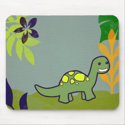BRONTOSAURUS mousepad by mtycer