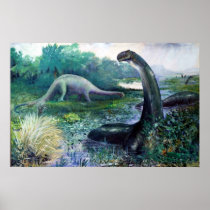 Brontosaurus Poster