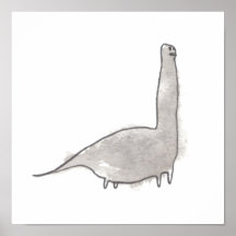 Brontosaurus Print