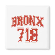 Bronx 718 Magnet by lizardkg Bronx 718 Magnet