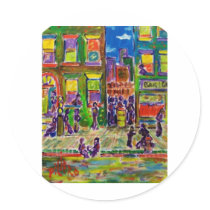 Bronx 7 by Piliero Round Sticker