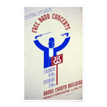 Bronx Band Concert 1940 WPA posters