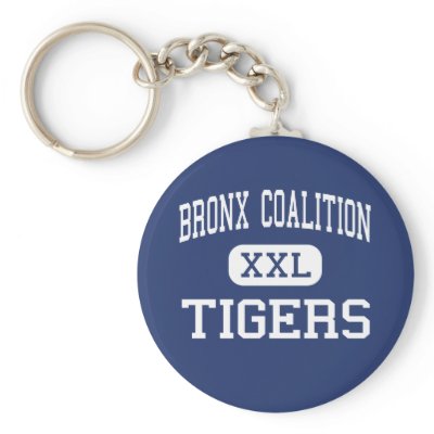 Bronx Coalition - Tigers - Community - Bronx Key Chain by customteamsportswear