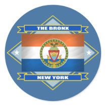 Bronx Diamond Round Sticker
