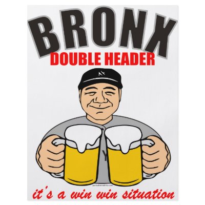 BRONX DOUBLE HEADER FLYERS by pantsdownshirtscom
