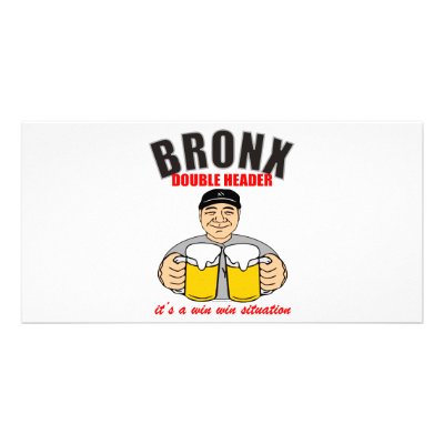 BRONX DOUBLE HEADER PHOTO CARD by pantsdownshirtscom