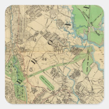 Bronx, New York Square Sticker