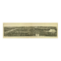 Bronx NY, 1897: Old Print