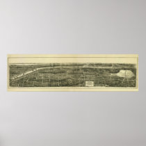 Bronx NY, 1897: Old Print
