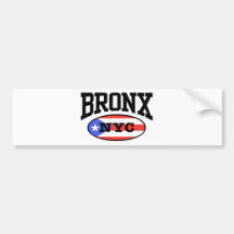 Bronx Puerto Rican Bumper Sticker