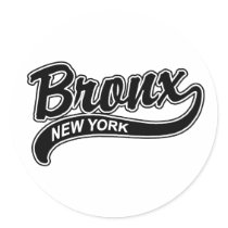 Bronx Round Stickers