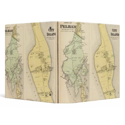 Bronx Westchester County New York Vinyl Binder by davidrumsey