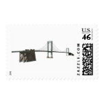 Bronx Whitestone Bridge: 3D Model: Postage Stamp