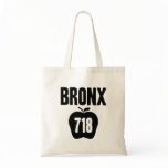 Bronx With Big Apple & 718 Area Code Cutout bags