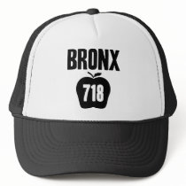 Bronx With Big Apple & 718 Area Code Cutout Hats