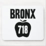Bronx With Big Apple & 718 Area Code Cutout Mousepad
