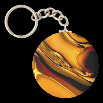 Bronze abstract keychain keychains
