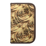 Bronze and Gold Rose Center Wallpaper Pattern Organizers