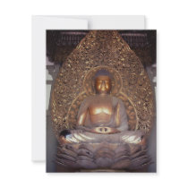 Bronze Buddha Personalized Invitations