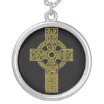 Bronze Celtic Cross Custom Necklace