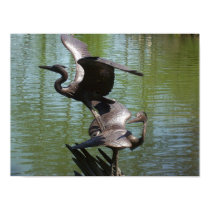 bronze cranes posters by Aleeya bronze cranes posters