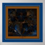 Bronze Heart Posters