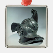 Bronze helmet of Thracian gladiator, Roman, 1st ce Christmas Ornament