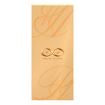 Bronze Love Infinity Hand Clasp Wedding Invite