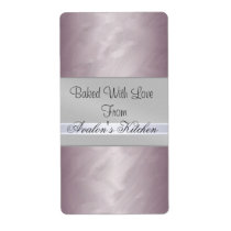 Bronze Metal Foil Holiday Baking Label